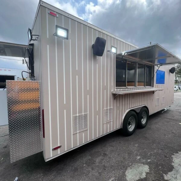 Custom 24’ Food Trailer available only at Miami Food Truck Company