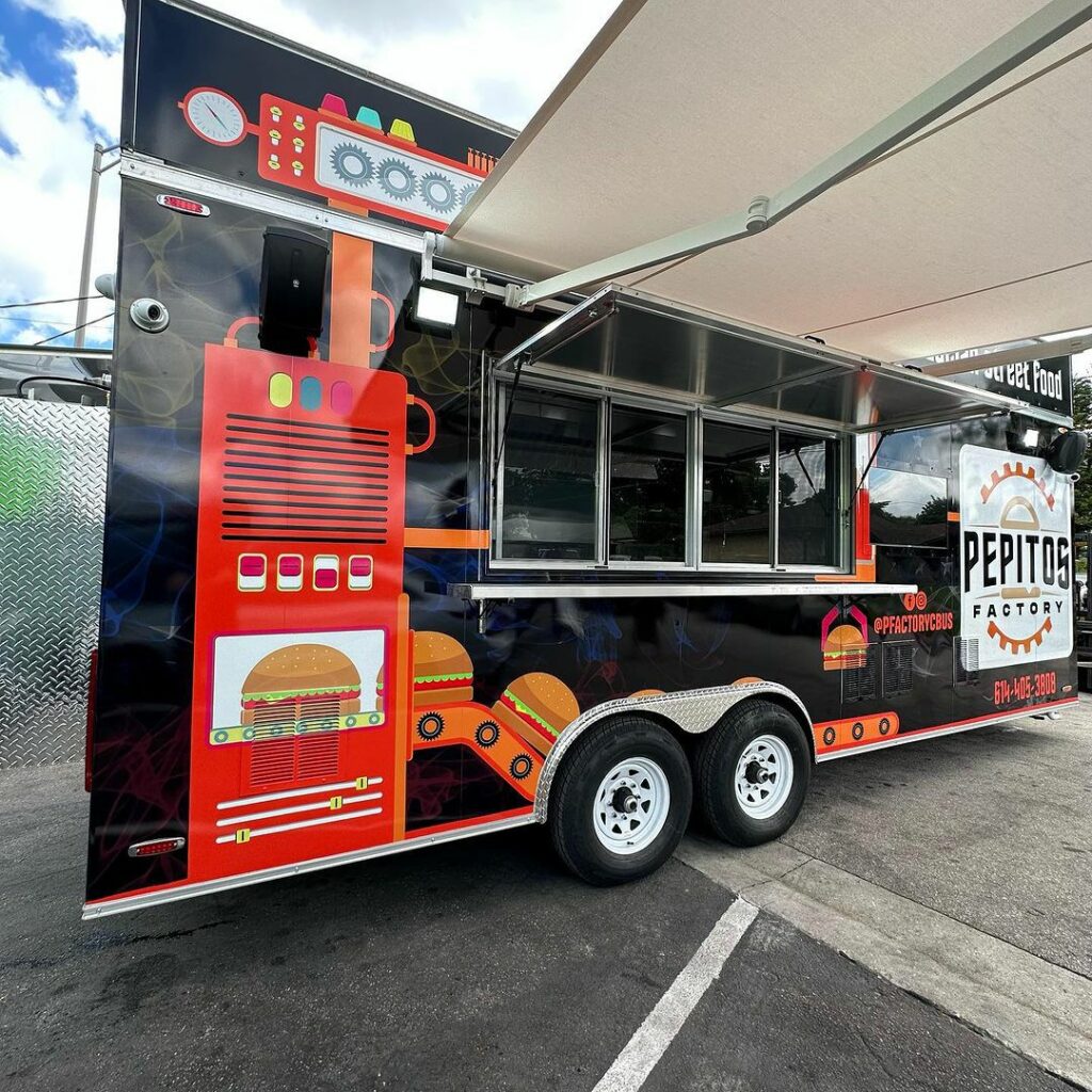 Food trailer for sale